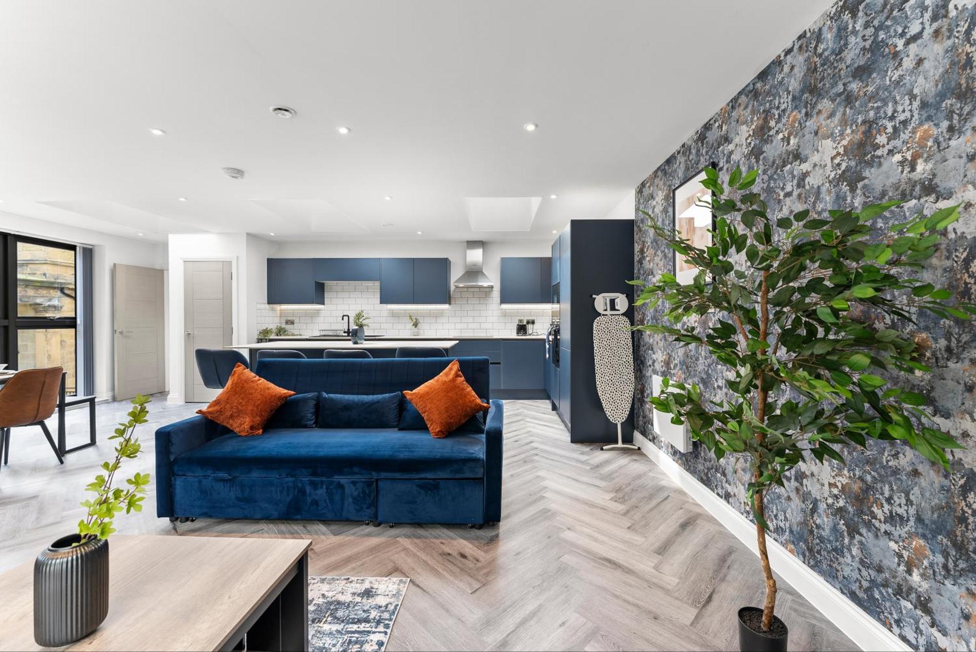 Stylish Large Leeds Apartment - Parking Exterior photo